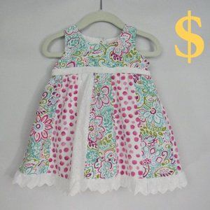 Indigo Soul Patchwork Dress Size 12 Months